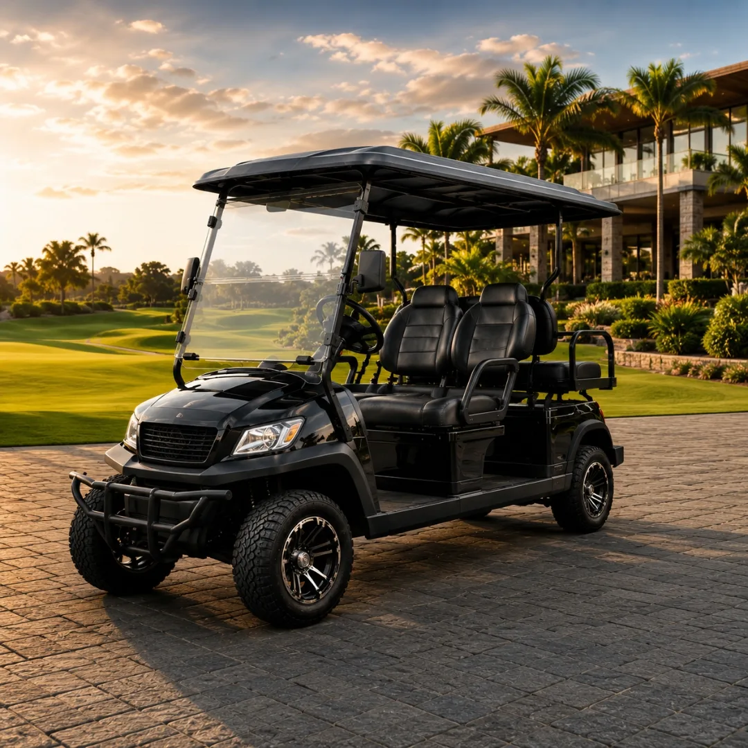 Carrinho de golf elétrico Capricho, 4 lugares, com bateria de lítio